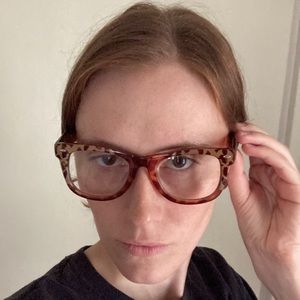 Betsey Johnson Leopard Print Readers